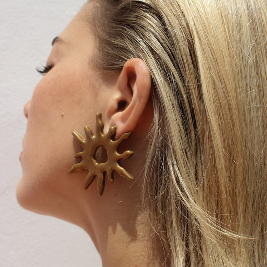 Pendientes Solea Bronce
